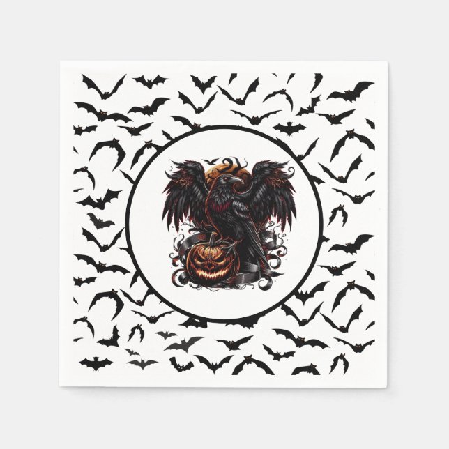 Halloween Serviette (Vorderseite)