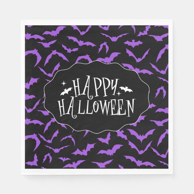 Halloween  serviette (Vorderseite)