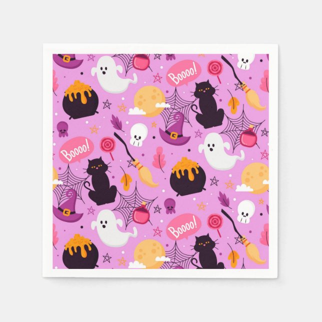 Halloween Serviette (Vorderseite)