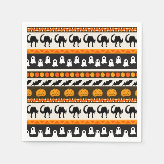 Halloween-Servietten Serviette (Vorderseite)