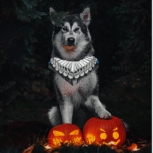 Halloween-Shakespeare-Kostüm-Ruff für große Hunde