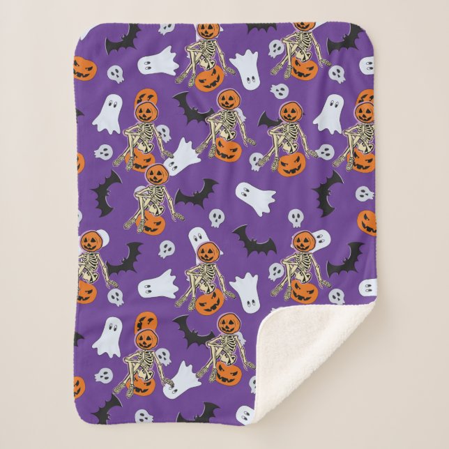 Halloween Sherpadecke (Vorderseite)