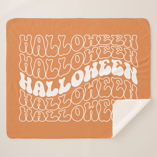 Halloween Sherpadecke (Vorderseite (Horizontal))