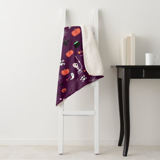 Halloween Sherpadecke (Beispiel)