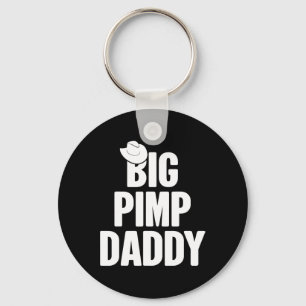 Halloween-Shirt Big Pimp Daddy Zuhälter-Kostüm-Par Schlüsselanhänger