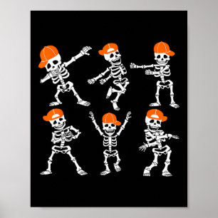 Halloween Shirt Boys Kinder Kleinkind tanzen Skele Poster