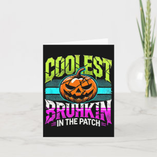 Halloween Shirt Boys Pumpkin Erntedank Bruh Hal Karte