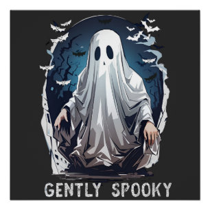 Halloween-Shirt Fall Sweatshirt Spooky Season Poster