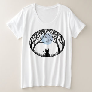 Halloween-Shirt für Frauen Fettsack-Plus Size-Shir Große Größe T-Shirt