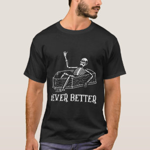 Halloween Shirt für Frauen nie besser Skelett Fu