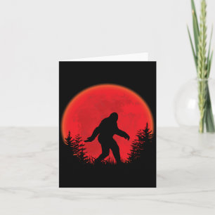 Halloween-Shirt für Männer Jungen Kinder Blutmond Karte