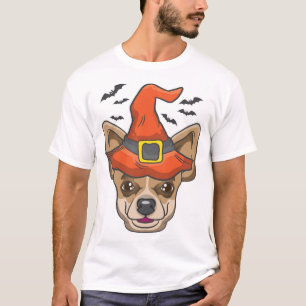 Halloween-Shirt Hexen-Chihuahua-Kostüm-Geschenk T-Shirt