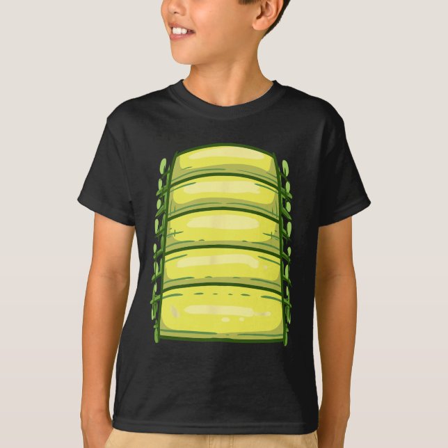 Halloween Shirt Kids Front Alligator Bly Crocodi (Vorderseite)