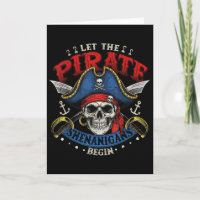 Halloween-Shirt Lustiger Totenkopf Lasst Die Pirat