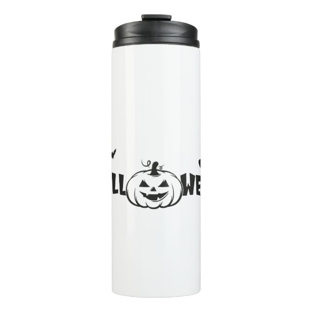Halloween-Shirt, lustiges Halloween-Shirt Thermosbecher (Vorderseite)