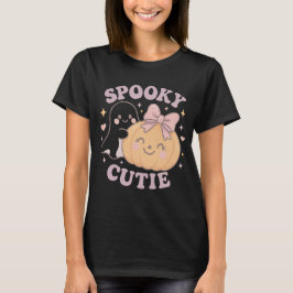 Halloween Shirt mit Pink Bow Pumpkin & Ghost | Co