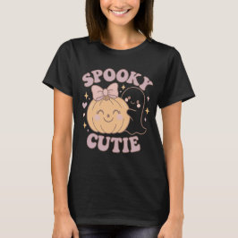 Halloween Shirt mit Pink Bow Pumpkin & Ghost | Co