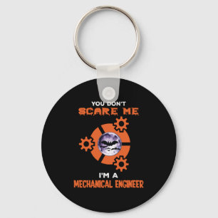 Halloween-Shirts für Maschinenbauingenieure - Männ Schlüsselanhänger