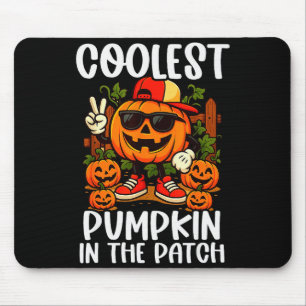 Halloween-Shirts Jungen und Kinder Coolster Kürbis Mousepad