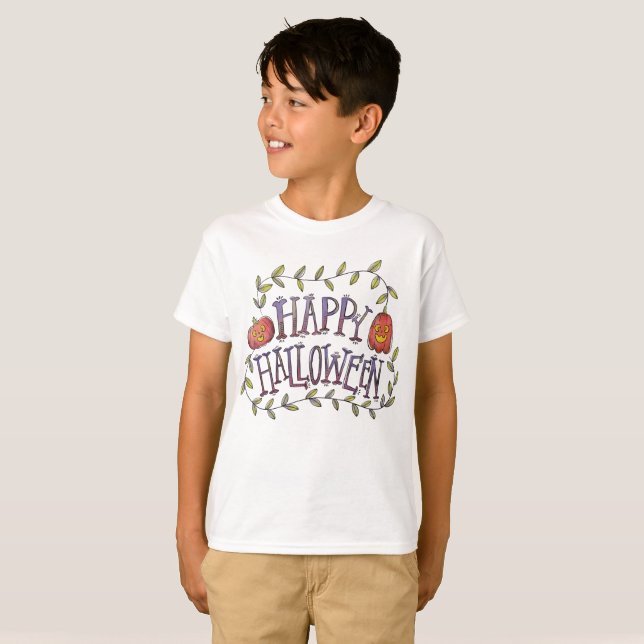 Halloween-Shirts T-Shirt (Vorne ganz)