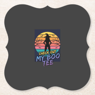 Halloween sieh dir mein Boo T-Shirt-Design an_1 Untersetzer