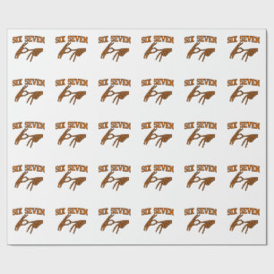 Halloween Six Sieben Meme Gebärdensprache 67 Mason Geschenkpapier