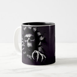 Halloween Skeleton 3 D Mug Zweifarbige Tasse
