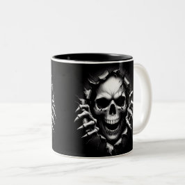 Halloween Skeleton 3 D Mug Zweifarbige Tasse