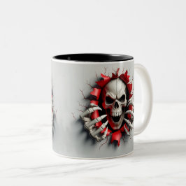 Halloween Skeleton 3 D Mug Zweifarbige Tasse