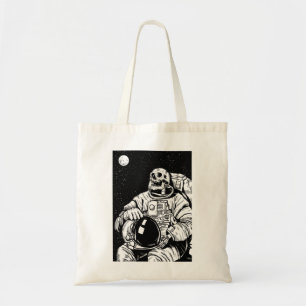 halloween skeleton astronaut tragetasche