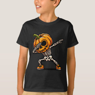 Halloween Skeleton Boys Trick Leckerei Funny Pumpk T-Shirt
