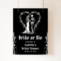 Halloween Skeleton Bridge oder Die Bridal Willkomm