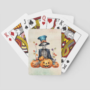 Halloween Skeleton Classic Playing Cards Spielkarten