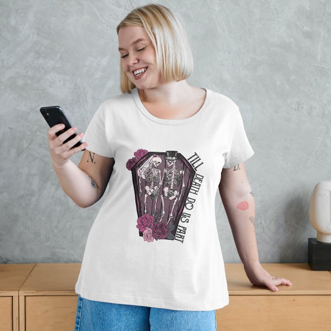 HALLOWEEN SKELETON COFFIN BIS TOD MACHEN UNS TEIL T-Shirt (Von Creator hochgeladen)