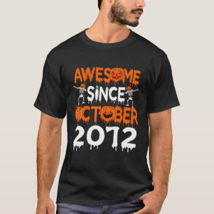 Halloween Skeleton Dabbing Geschenk Oktober 2012 8 T-Shirt