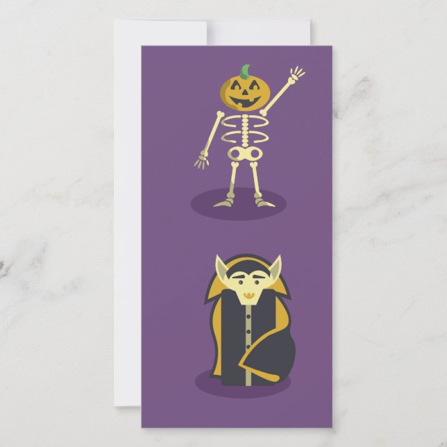 Halloween Skeleton Dracula Mummy Grim Sensenmann (Vorderseite)