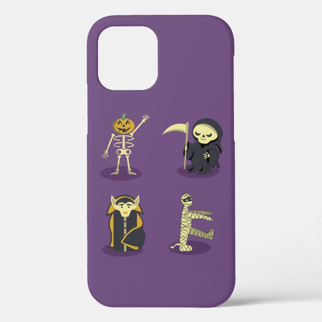 Halloween Skeleton Dracula Mummy Grim Sensenmann Case-Mate iPhone Hülle (Rückseite)