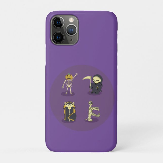 Halloween Skeleton Dracula Mummy Grim Sensenmann Case-Mate iPhone Hülle (Rückseite)