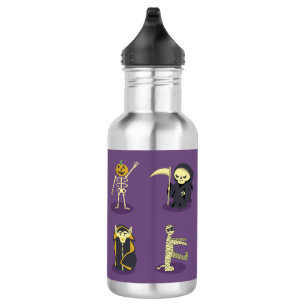 Halloween Skeleton Dracula Mummy Grim Sensenmann Edelstahlflasche
