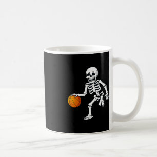 Halloween Skeleton Dribbling Basketball Boys Girls Kaffeetasse