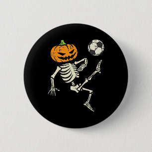 Halloween Skeleton Fußball Kostüm Junge Kind Button