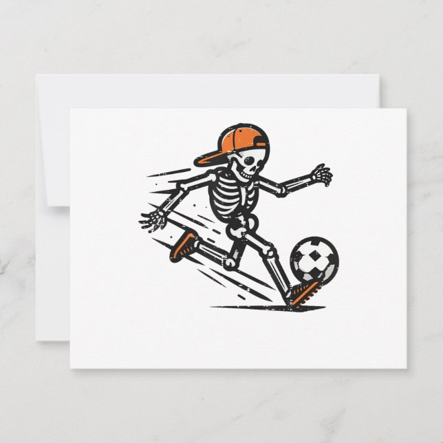Halloween Skeleton Fußball-Kostüm Männer (Vorderseite)