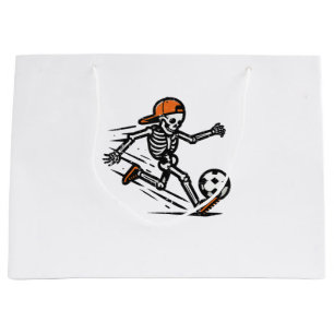 Halloween Skeleton Fußball-Kostüm Männer Große Geschenktüte