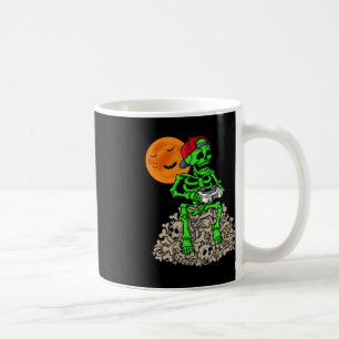 Halloween Skeleton Gamer Boys Kids Teens Gaming Kaffeetasse