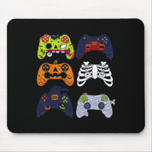 Halloween Skeleton Gaming Controller Zombie Mummy Mousepad