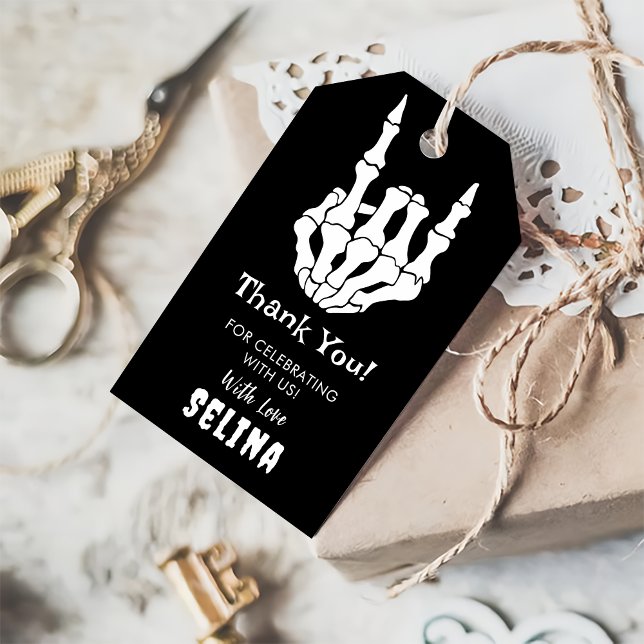 Halloween Skeleton Halloween Geschenkanhänger (Von Creator hochgeladen)