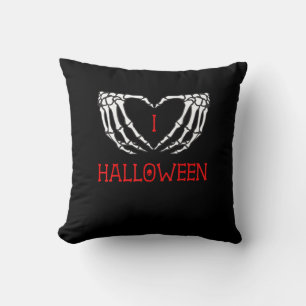 Halloween Skeleton Hands bilden Herz-Gotik Kissen
