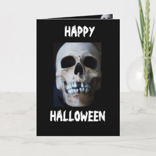 HALLOWEEN SKELETON JOKE-Karte Karte