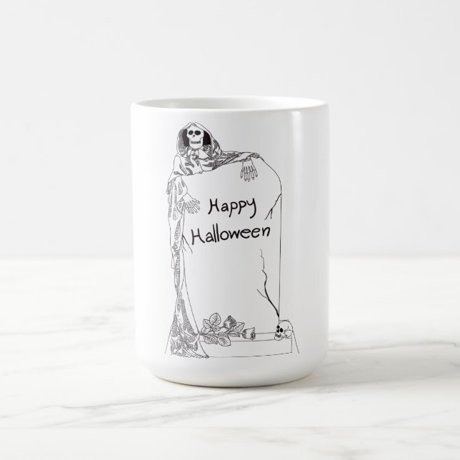 HALLOWEEN SKELETON KAFFEETASSE (Mittel)