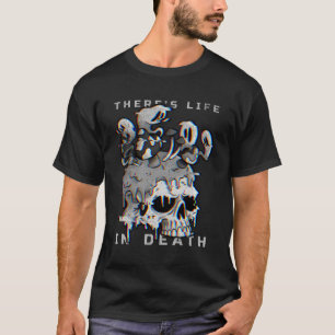 Halloween Skeleton Life Niedlich Mushroom Retro Ca T-Shirt